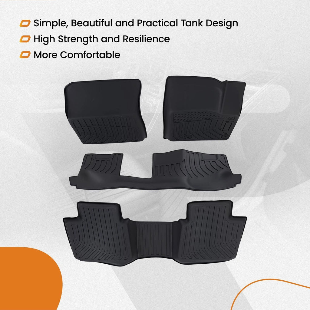 All-Weather Floor Mats for Mitsubishi Outlander (2022–2025)