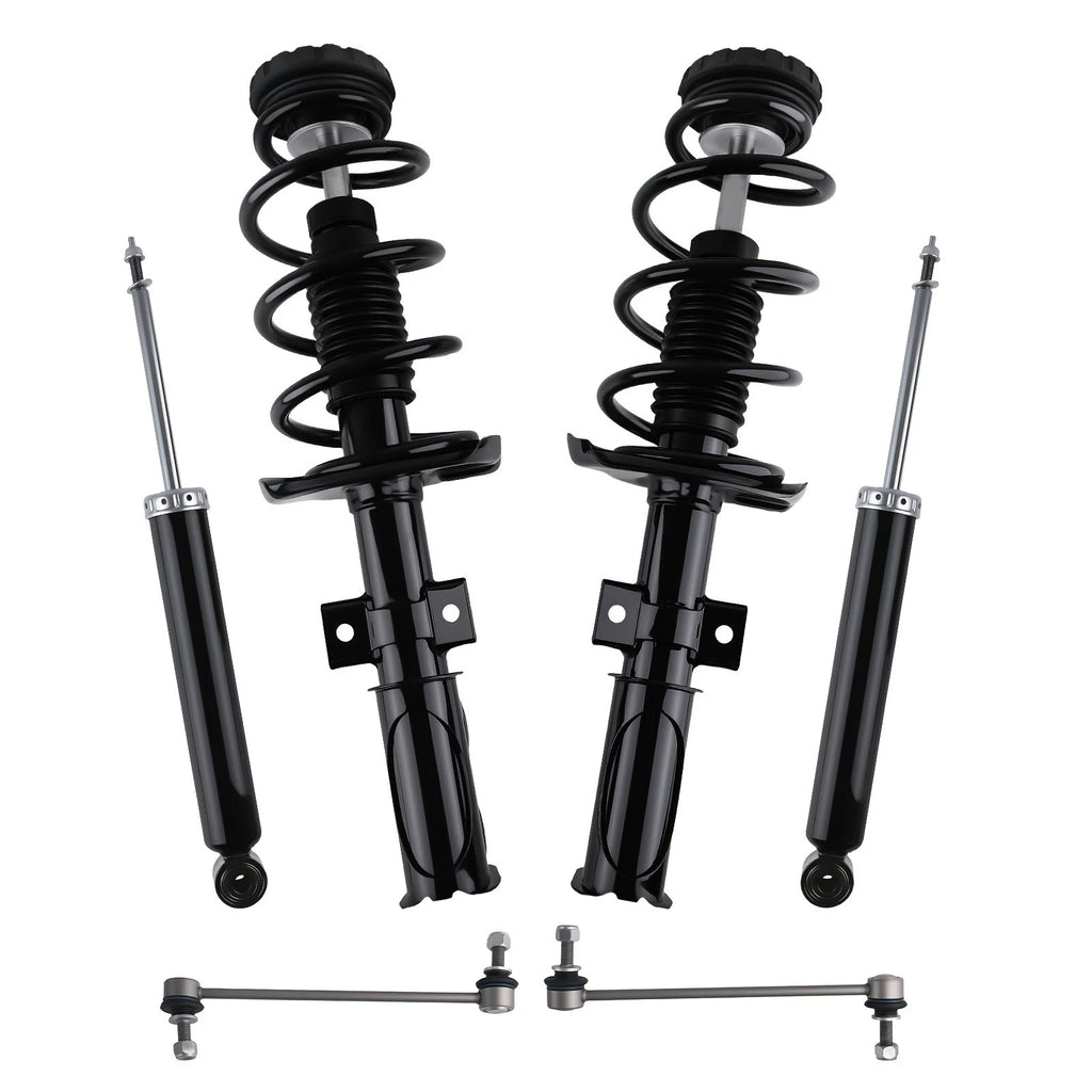 Front Struts & Rear Shocks Assembly & Sway Bars Kit for Cadillac SRX (2010–2016)