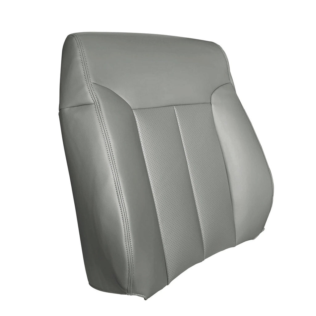 Set of 2 Perforated Seat Covers for Ford F250 F350 F450 F550 (2011–2016) Gray