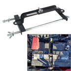 Black Adjustable Battery Holder for Car Storage - Stabilizer Bracket