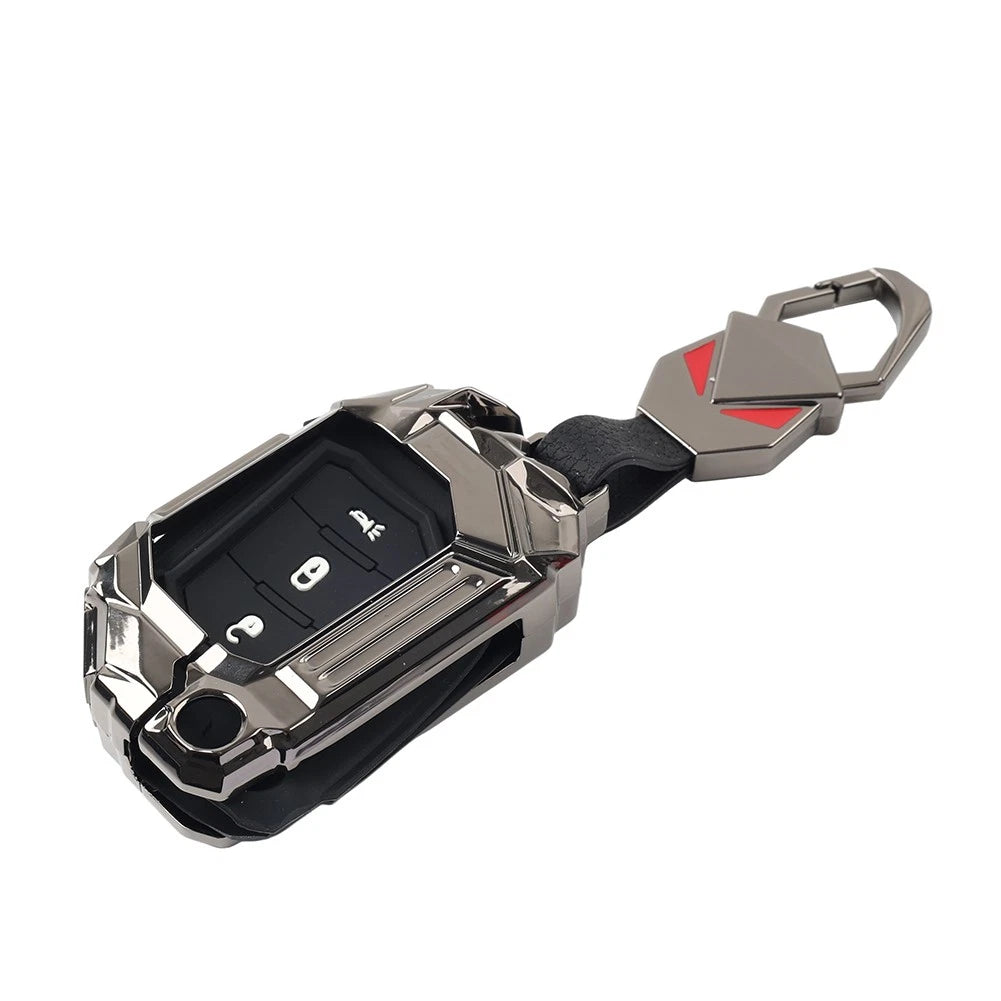 Keyless Remote Key Fob Cover for Jeep Wrangler (2018–2024), Gladiator (2020–2024)