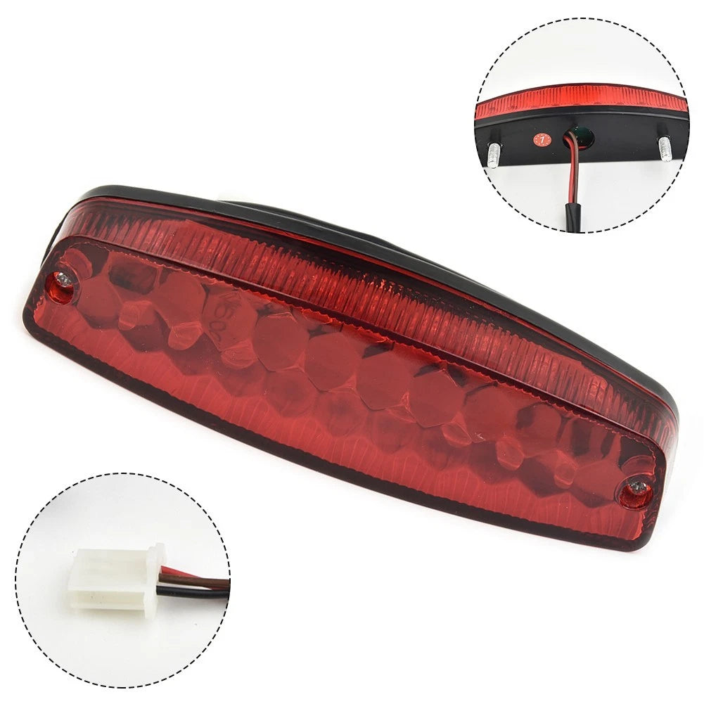 Brake Light Replacement for ATV Off-road Motorcycle (3 Wire, Red)