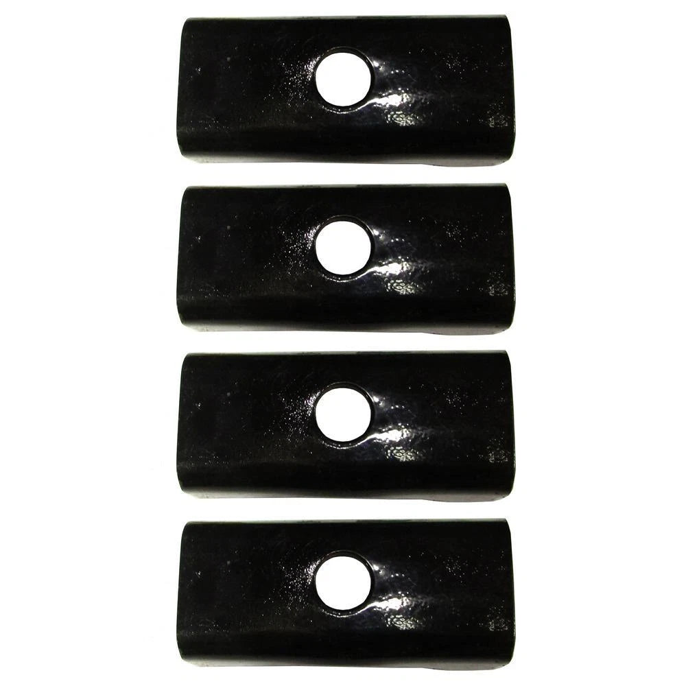 Set of 4 Trailer Axle Spring Perch for 3500# Round Axle Tube (2-3/8")