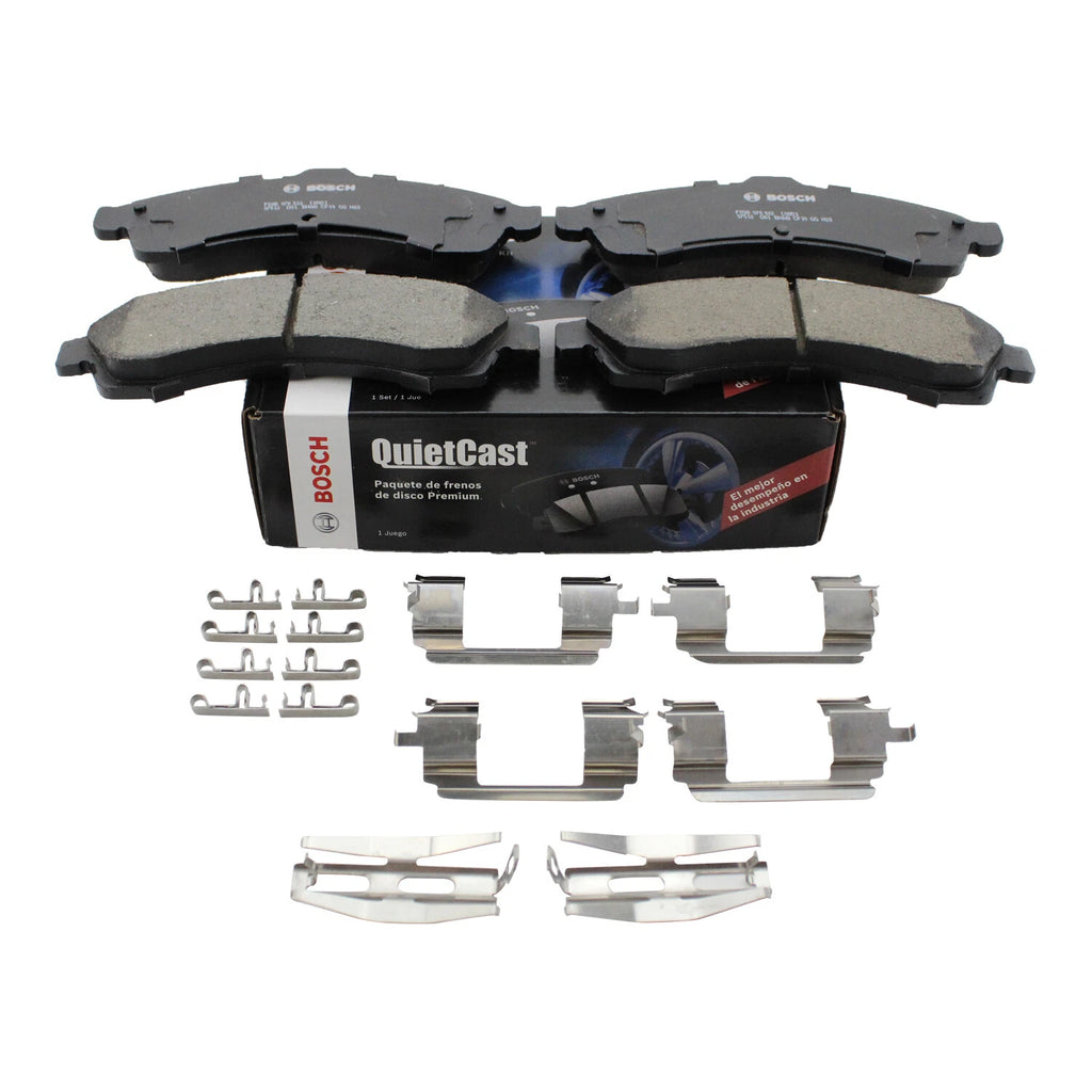 Set of 4 Bosch QuietCast Front Ceramic Brake Pads for Rainier SSR Envoy Ascender 9-7x