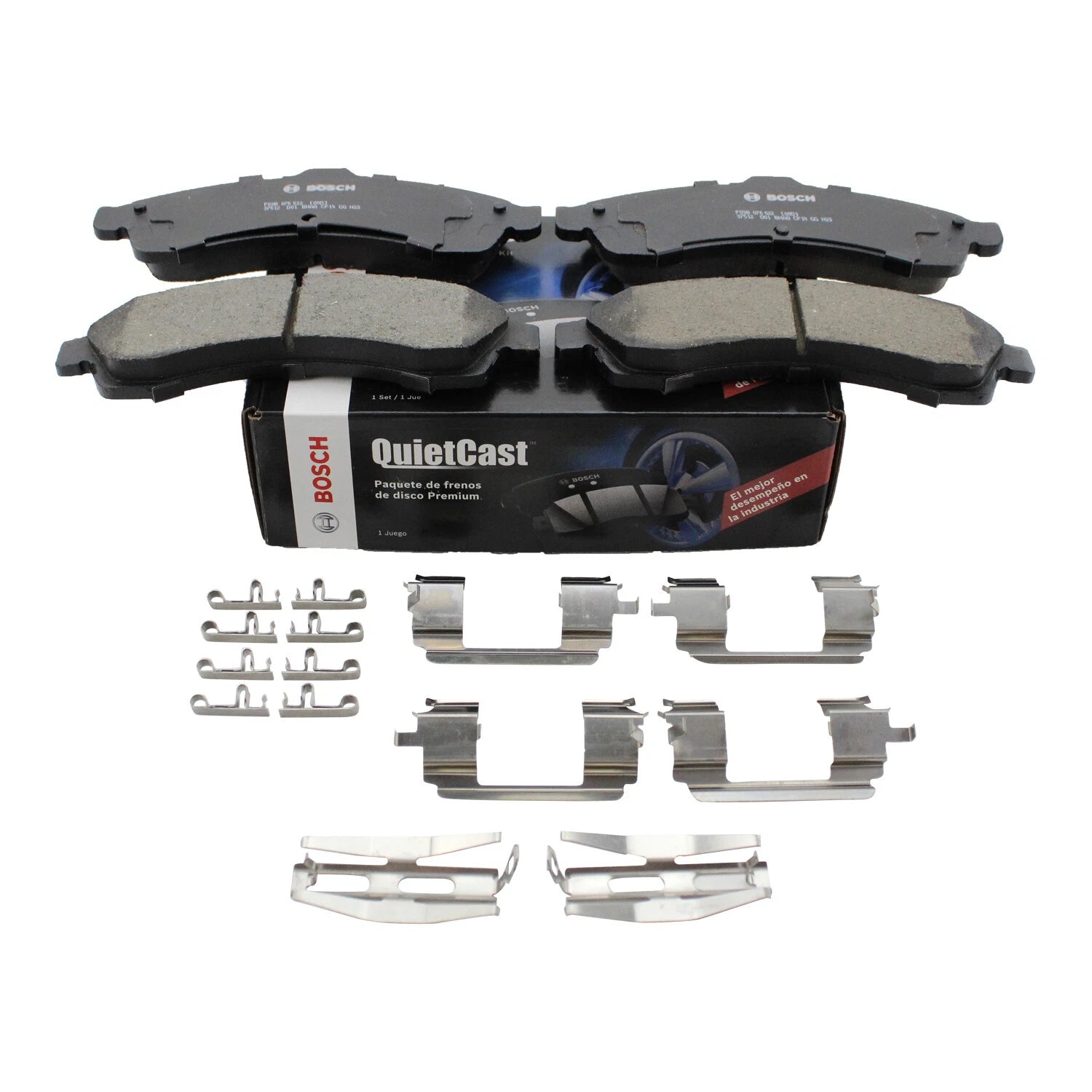 Set of 4 Bosch QuietCast Front Ceramic Brake Pads for Rainier SSR Envoy Ascender 9-7x
