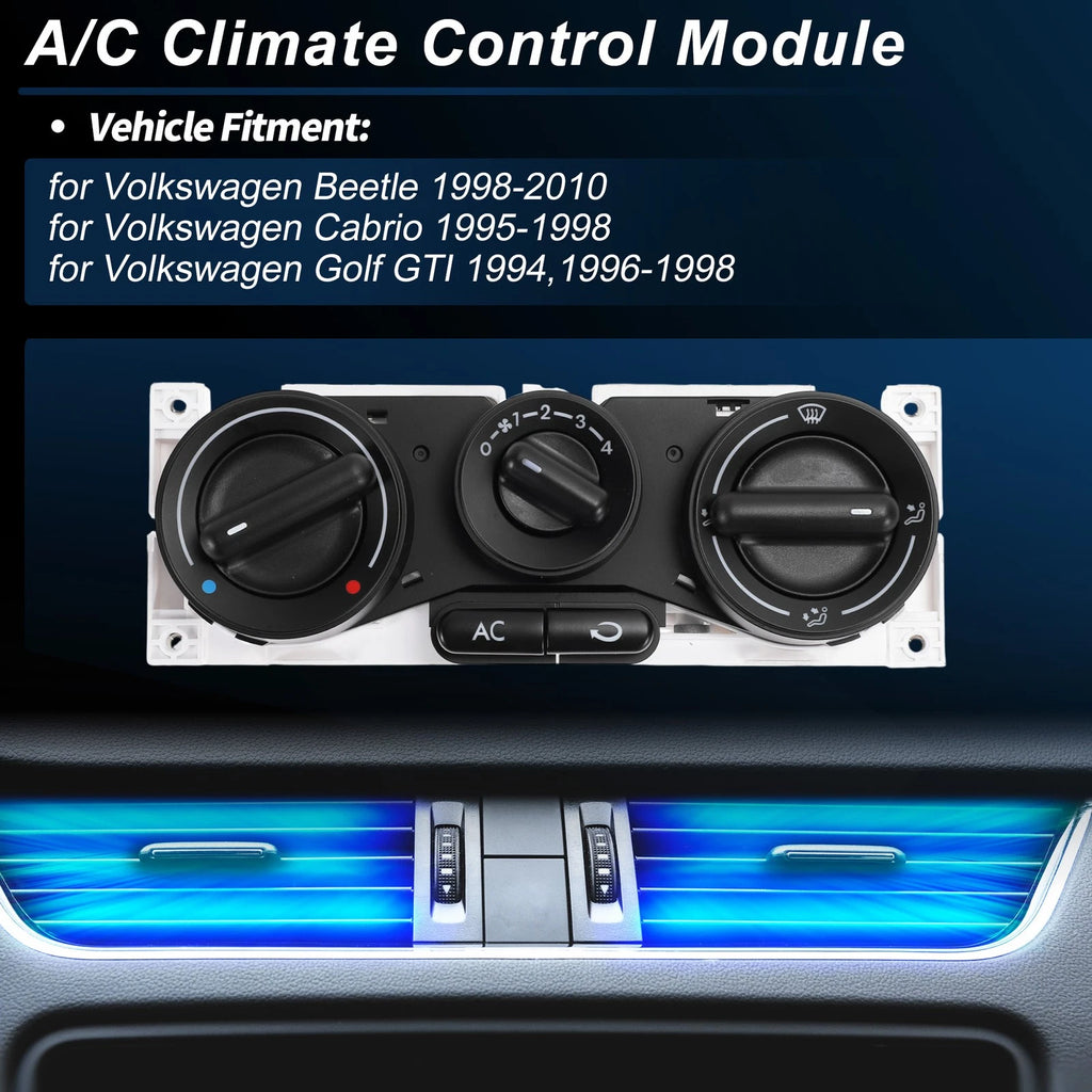 A/C Heater Climate Control Switch Module for Volkswagen Beetle (1998–2010)