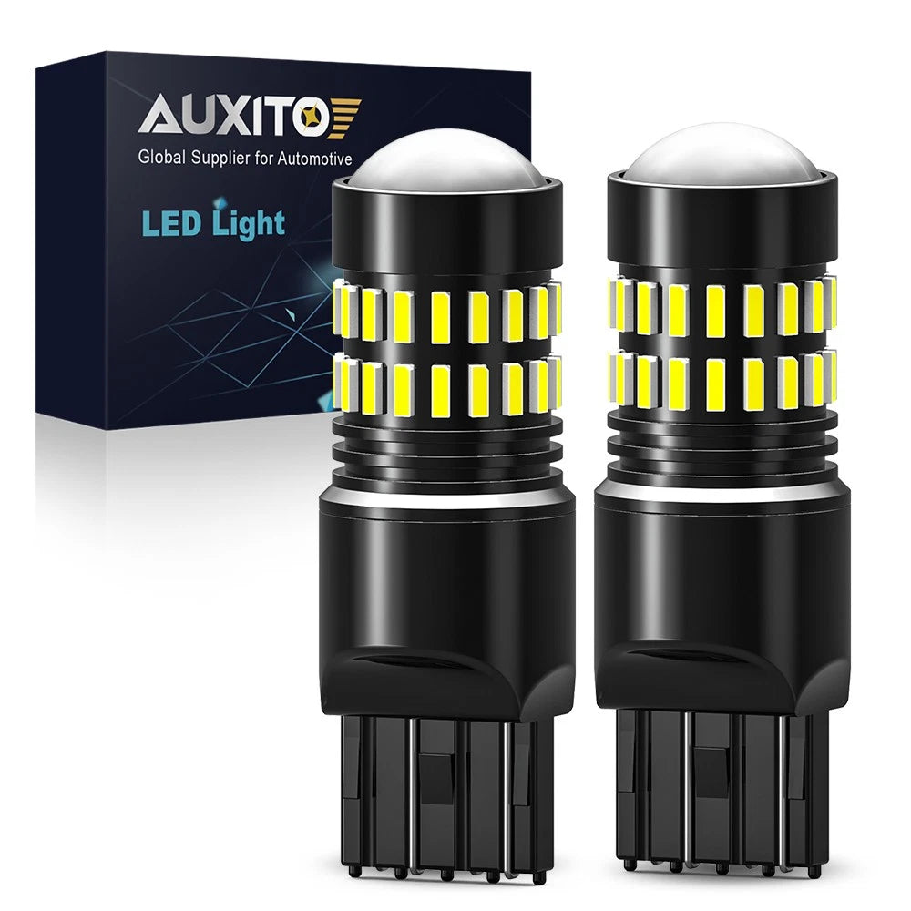 2X AUXITO 7443 7444 LED Backup Reverse Light Bulbs 6000K for
