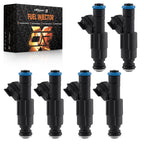 Set of 6 Fuel Injectors for Jeep Grand Cherokee Wrangler Cherokee 4.0L (1999–2004) 0280155784