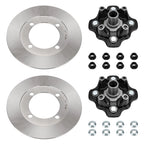 2 Front Wheel Hub & Brake Disc Rotor for Suzuki Vinson 500 (2002–2003)