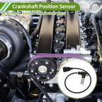 Crankshaft Position Sensor for BMW 325 2.7 (1986-1987) 1 Pc Black