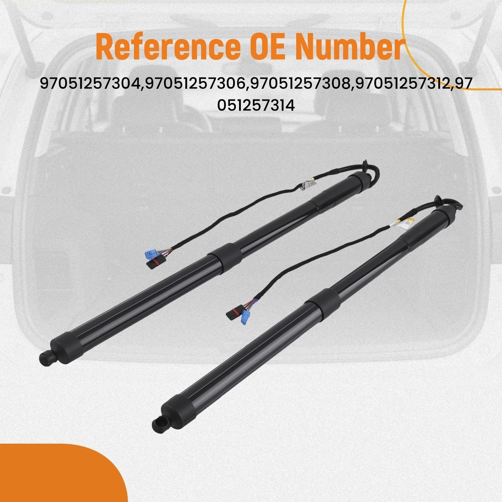 2pc Rear Tailgate Lift Support for Porsche Panamera 970 (2010–2016)