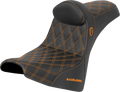 SADDLEMEN Pro Series SDC Performance Seat for Motorcycle (w/ Backrest)