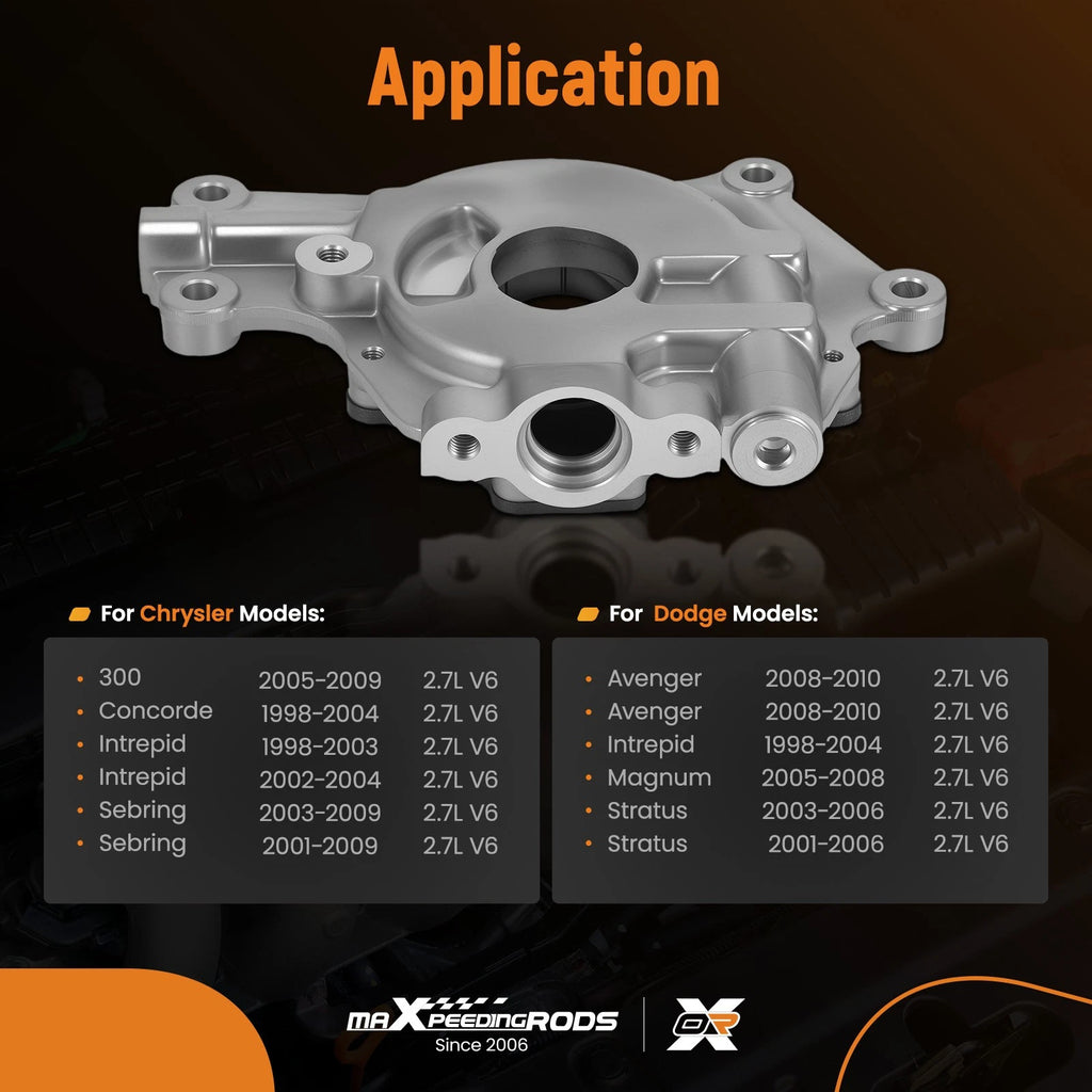 Oil Pump for Dodge Stratus Chrysler 300 2.7L V6 (1998–2010)