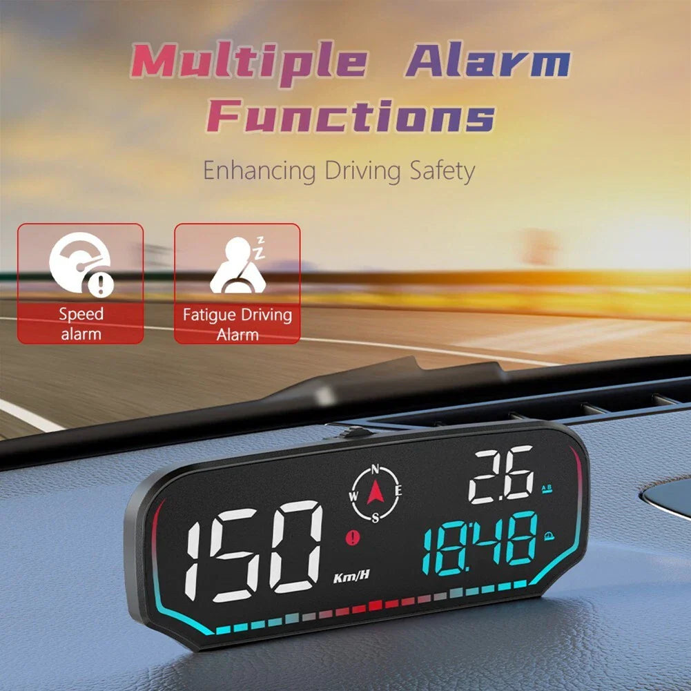 5V GPS Speedometer Heads Up Display for Car KMH