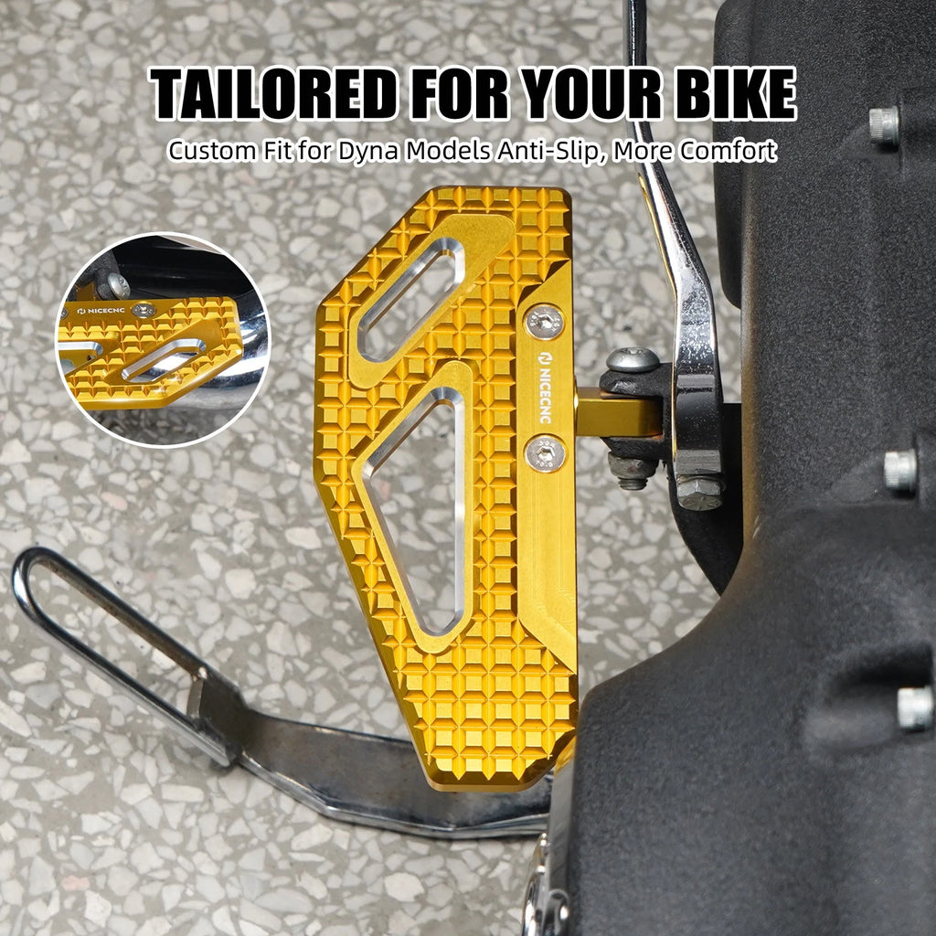Front Rider Floorboard Footpegs for Harley Dyna Street Bob EFI (2006–2011)