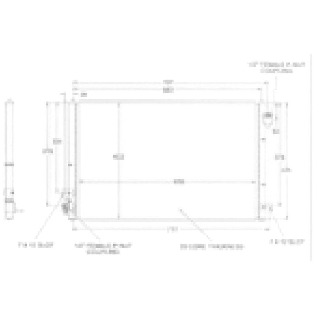 A/C Condenser for Lincoln LS, Ford Thunderbird, Jaguar S-Type (2000–2002)