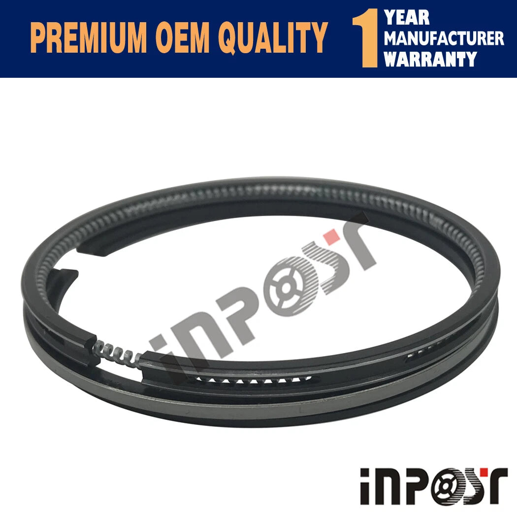 Set of 4 STD Piston Ring Set for Kubota V1902 (1980–1990) 85mm