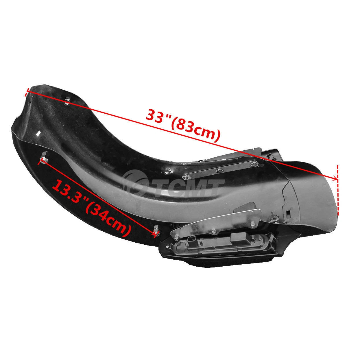 4" Extended Hard Saddlebags for Harley CVO Street Road Glide (2014–Present)