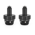 CNC Aluminum Handlebar End Weights for Motorcycle (13-18mm Inner, Black)
