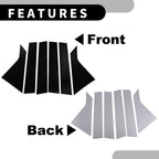 6pcs Window Trim Cover for Chevrolet Impala (2014–2020) Black