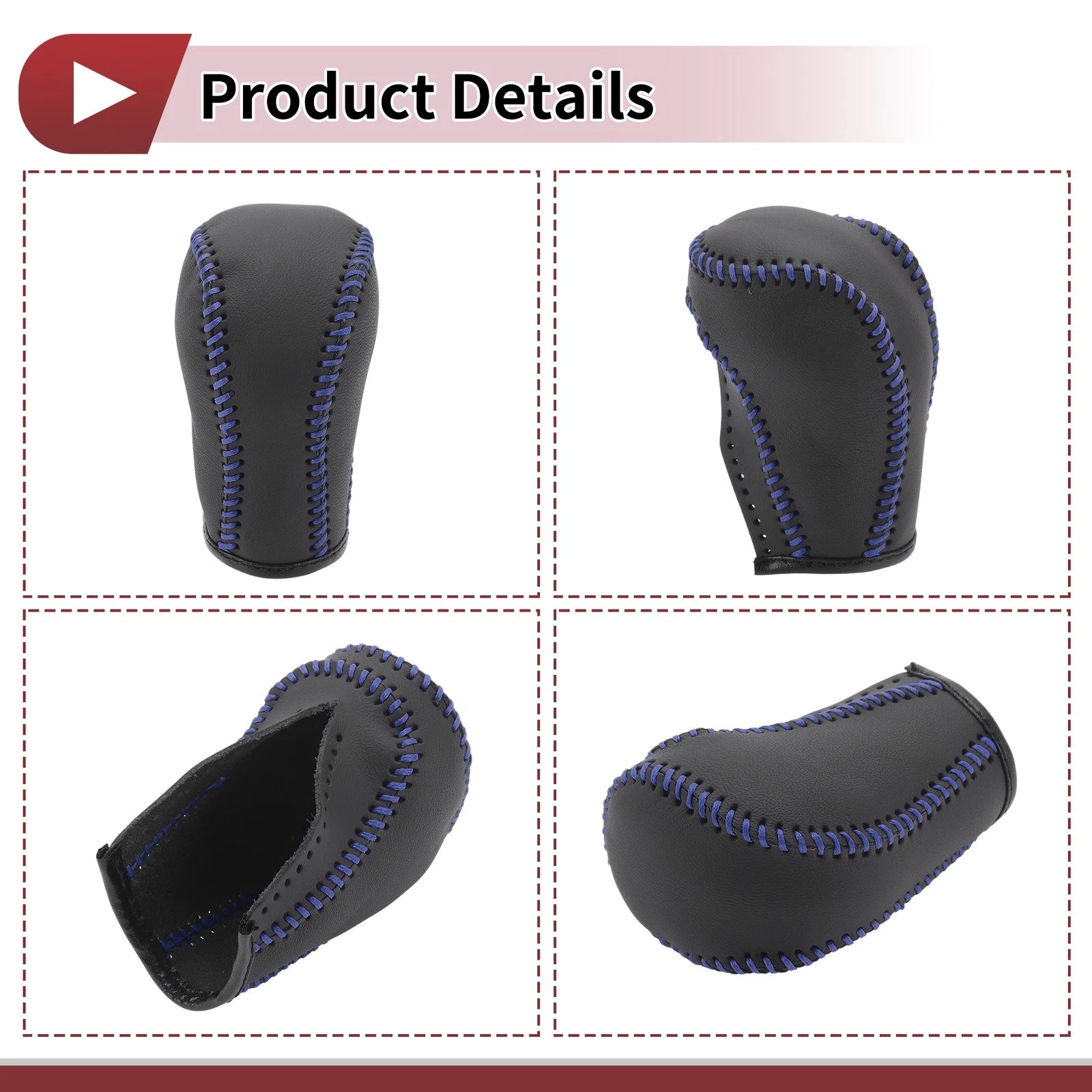 1 Pc Gear Shift Knob Cover for Mazda CX-5 (2013–2014) Black Blue