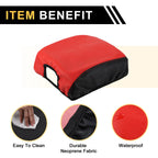 Center Console Lid Armrest Cover for Ford F-150 (2015–2020) Anti-Scratch Black Red