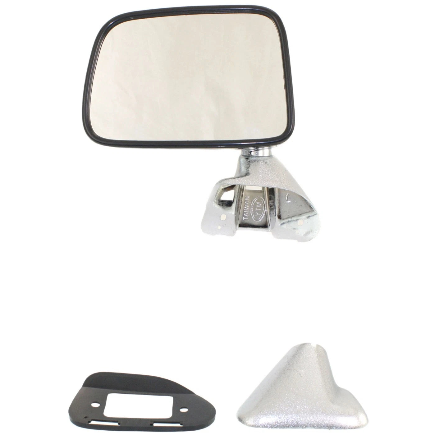 Chrome Side View Mirrors Pair for Toyota Pickup Truck 4Runner (1987–1988)
