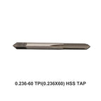 HSS Tap Set of 3 - 0.236-60 TPI 5mm (2.8 Inches) Taps