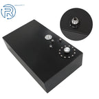 17 Gallon Fuel Cell Gas Tank for Street Rod (Aluminum, Black)