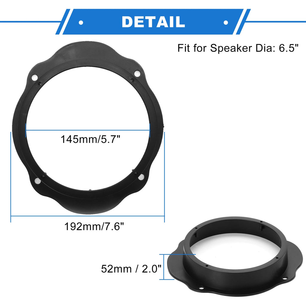 2X Speaker Spacer Ring for Ford C-Max (6.5'' Tweeter)