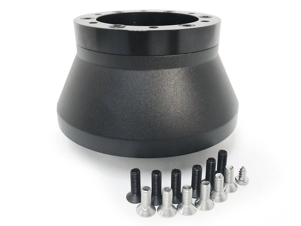 Steering Wheel Hub Adapter 6 Hole Black Billet for 2005–2012 Ford Mustang