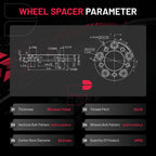 Wheel Spacer Adapters for Chevy Astro Caprice (2010-2010)
