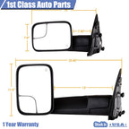 Power Heated Towing Left Mirror for Dodge Ram 1500 2500 3500 (2002–2009)