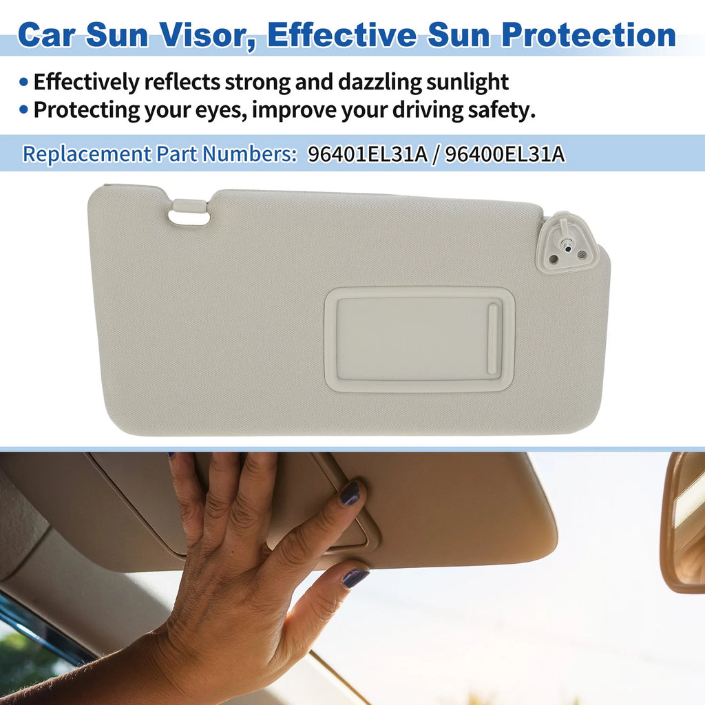 Sun Visor Set for Nissan Versa (2007–2012) No. 96401EL31A