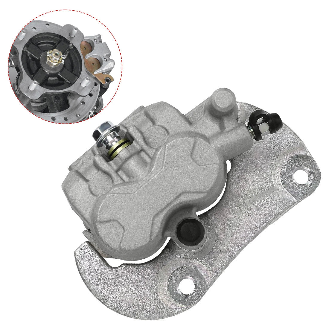Front Left Brake Caliper with Pads for Can-Am Maverick 1000R (2013–2023)