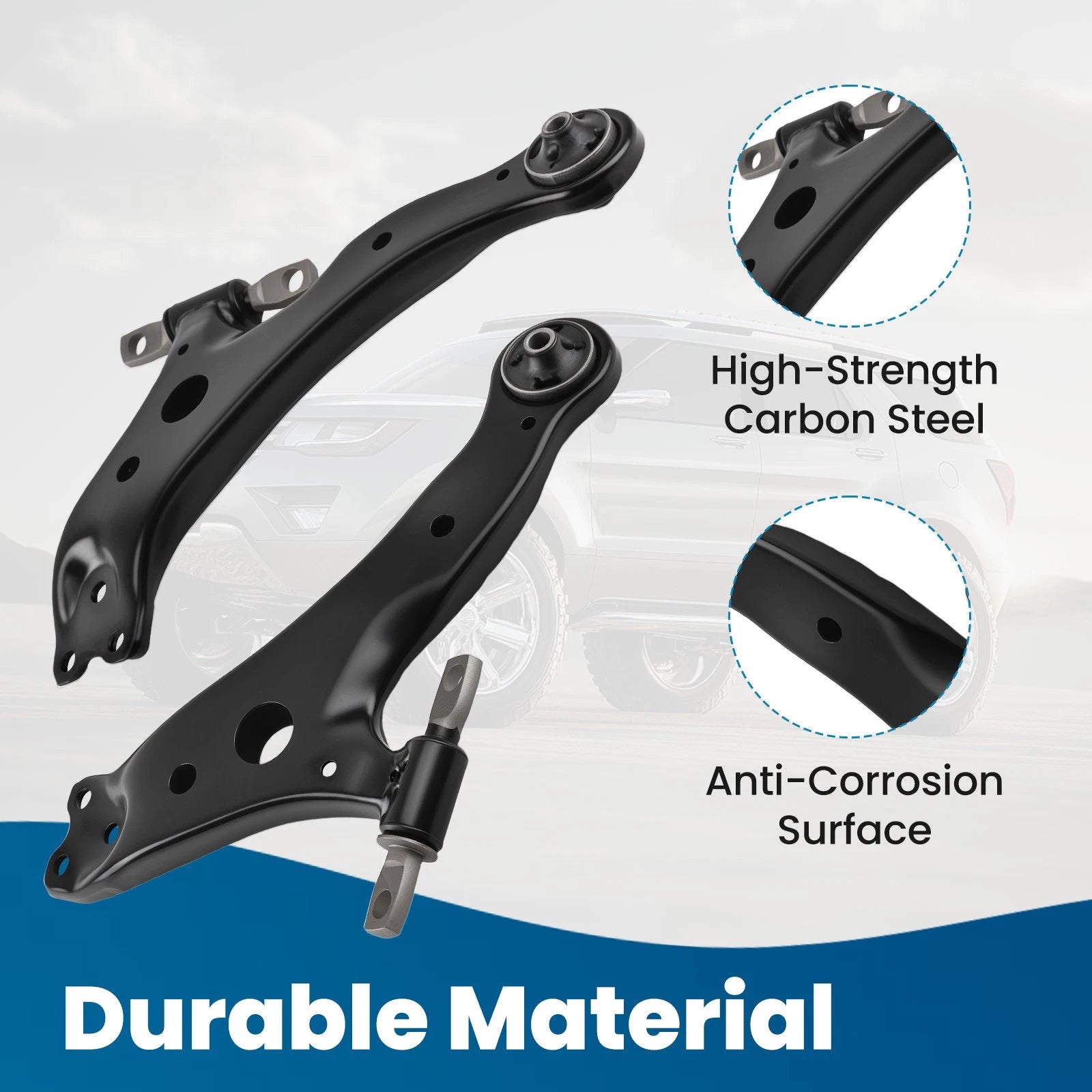 Front Lower Control Arm Suspension Kit for Lexus ES300H ES350 Camry (2002–2019)