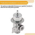 Fuel Pressure Regulator for Toyota Century (1991–1993) No. 17112555 Metal 20-70 Psi
