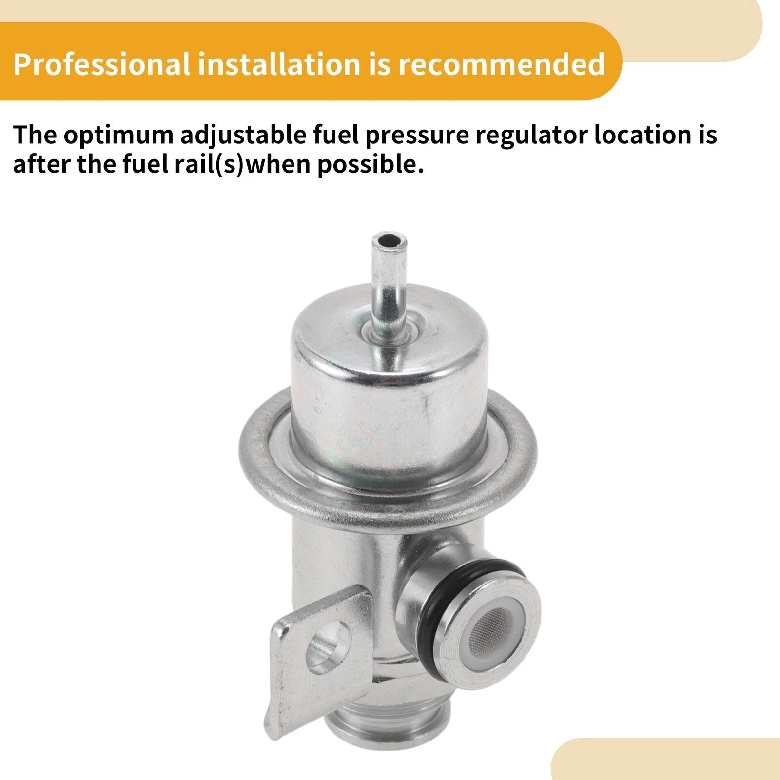 Fuel Pressure Regulator for Toyota Century (1991–1993) No. 17112555 Metal 20-70 Psi