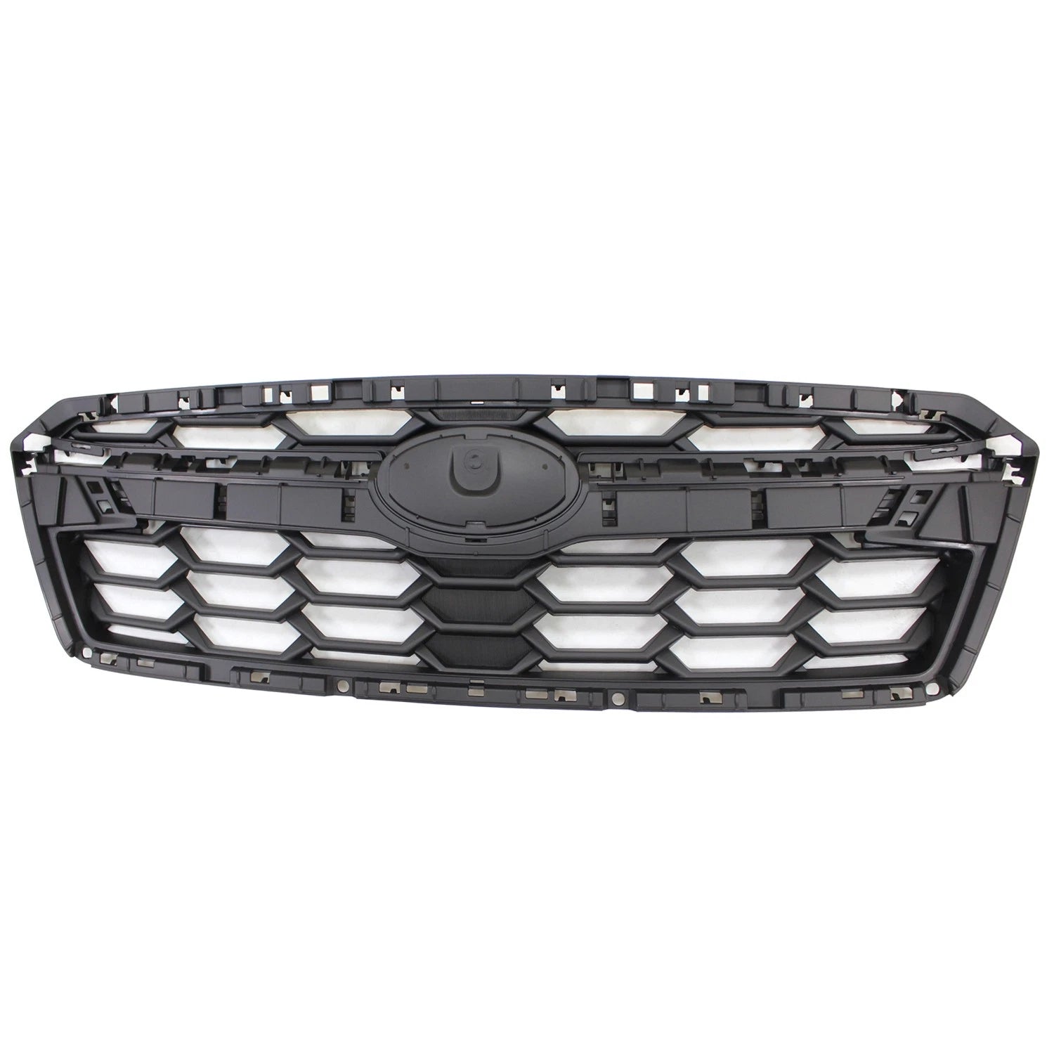 Front Grille Replacement Black Textured ABS Plastic for Nissan Navara (2005–2014)