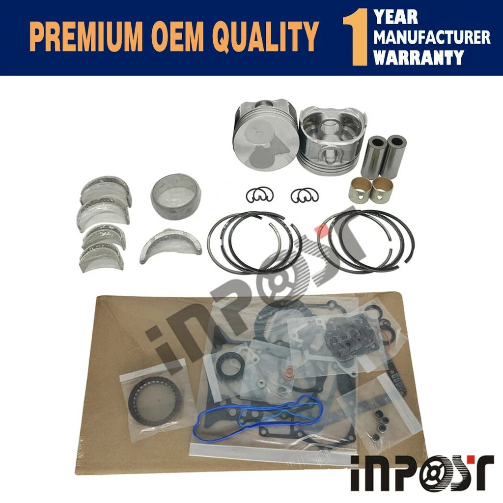 Overhaul Rebuild Kit for Kubota BX1500 (Z602)