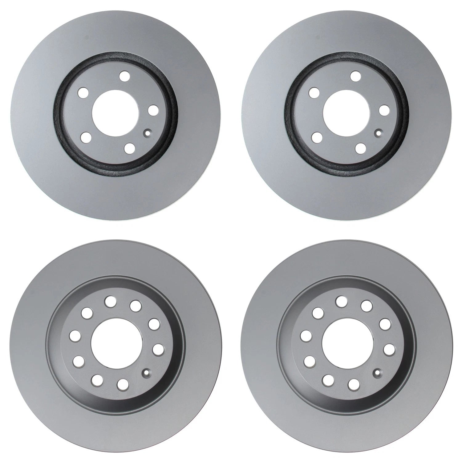 Hella Brake Rotors Kit 321mm Front 302mm Rear for Audi A6 Quattro