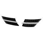 Replacement Black Chrome/Matte ABS Plastic Driver Side Front Grille
