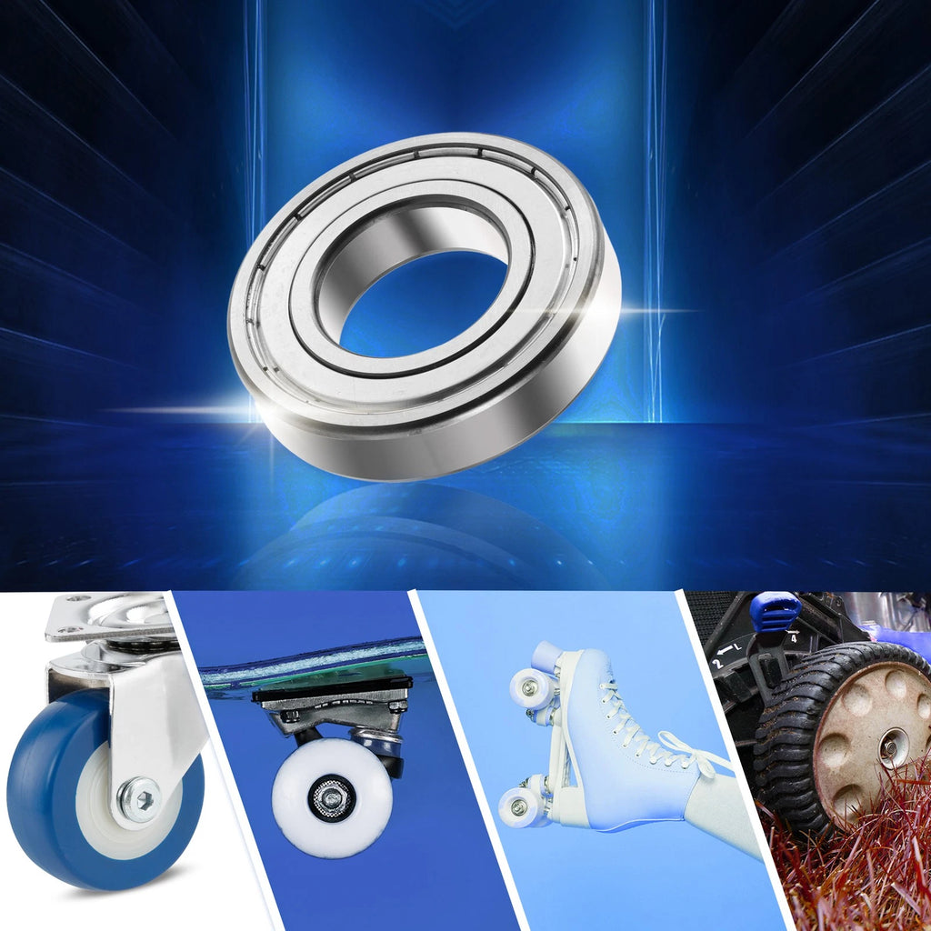 2 Pcs 6208ZZ Deep Groove Ball Bearings for Car (40x80x18mm)