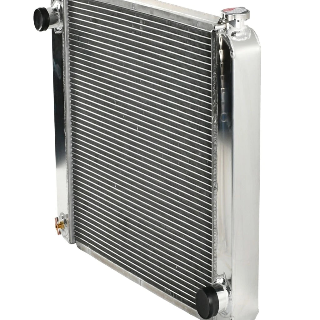 2X Aluminum 26"X19" High Performance Radiator for Chevy SBC BBC