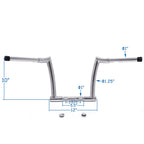 Chizeled 1.25" Handlebar for Harley Softail (2018–Present) & Road King (1995–Present)