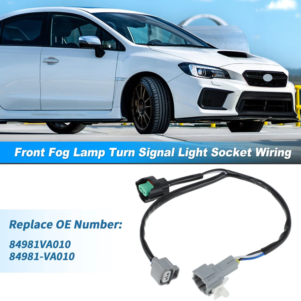 Front Fog Light Turn Signal Lamp Harness for Subaru WRX (2015–2021)
