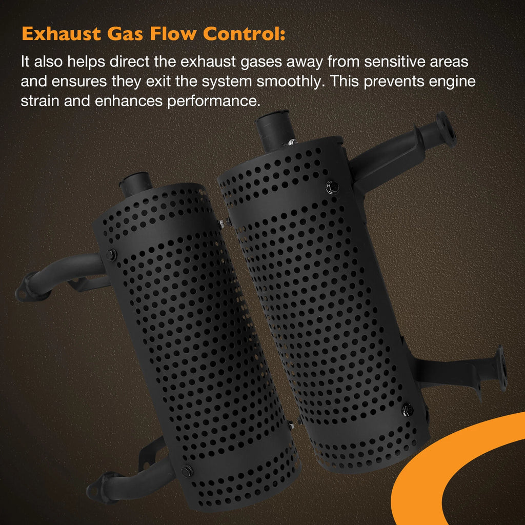 Right Side Muffler for Honda GX630 GX660 GX670 GX690 (2000–2023)