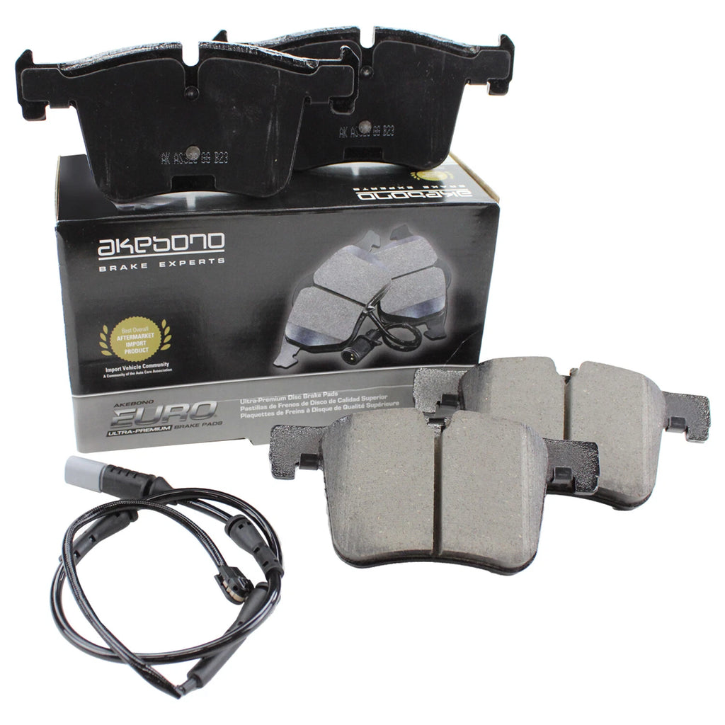 Akebono Euro Front Disc Brake Pads for BMW F22 F23 F30 F32 F33 F34 F36 (2012–2020)