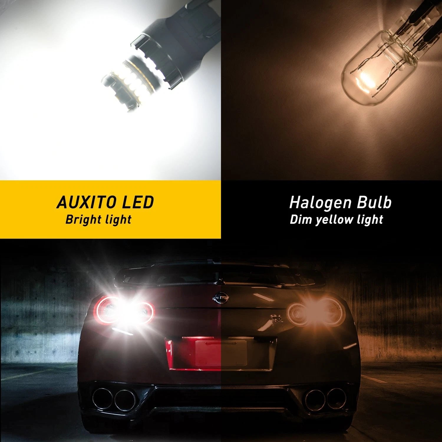 2X AUXITO 7443 7440 LED Back Up Reverse Light Bulbs 6500K for