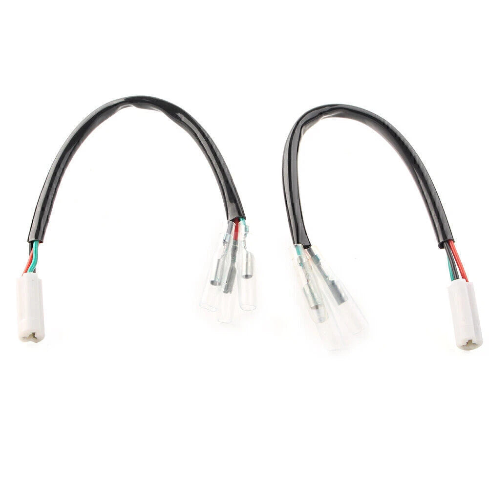 3-Wire Y-Adapter Front Turn Signal Splitter Harness for Yamaha R1 R3 R6 FZ07 FZ09 (2015–2023)